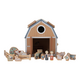 Casuta de papusi din lemn portabila, 2 ani+, Hambar Little Farm, Little Dutch 655822