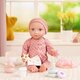 Papusa bebelus cu pijamale si caciulita roz, +2 ani, Lullababy 655846
