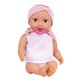 Papusa bebelus cu hainute in 2 piese si bentita roz, +2 ani, Lullababy 655859