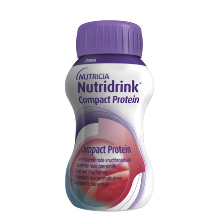 Nutridrink compact protein cu aroma racoritoare de fructe rosii, 4 x 125 g, Nutricia 655888