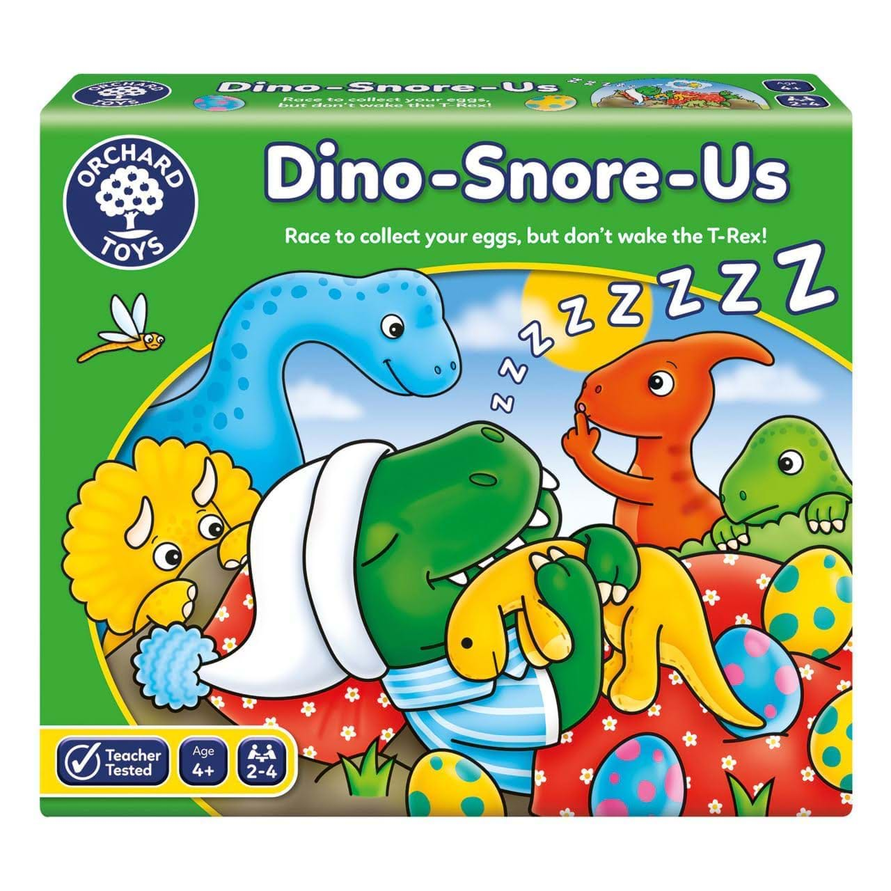 Joc de societate Dinozauri care Sforaie, 4 ani+, Orchard Toys