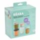 Set 6 recipiente hrana, 6x250 ml, Beaba 457519