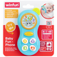 Telefon pentru bebelusi, Albastru, +3 luni, Winfun 656078