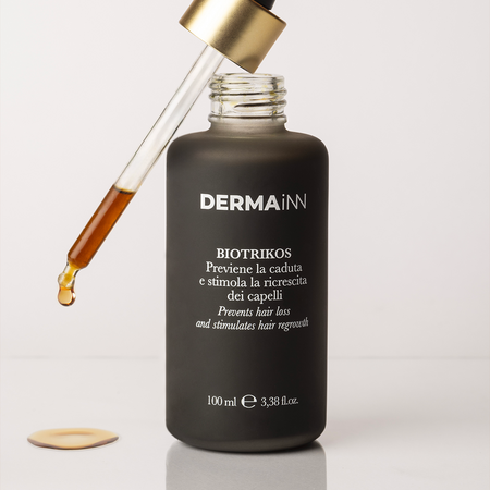 Lotiune pentru prevenirea caderii parului si stimularea cresterii Biotrikos, 100 ml, DERMAiNN 656083