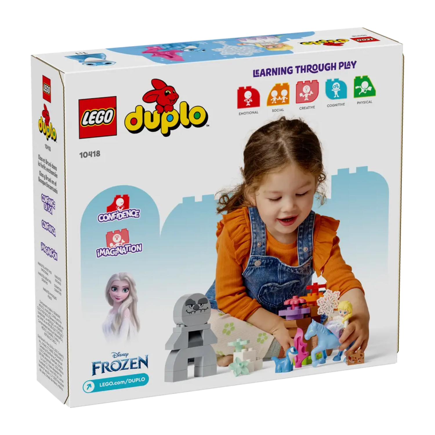 Elsa si Bruni in padurea fermecata, 2+ ani, 10418, Lego Duplo Disney