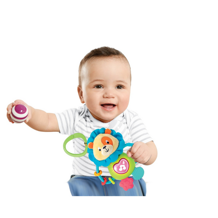 Zornaitoare Leu cu sunete si lumini, 3 luni+, Winfun 656155