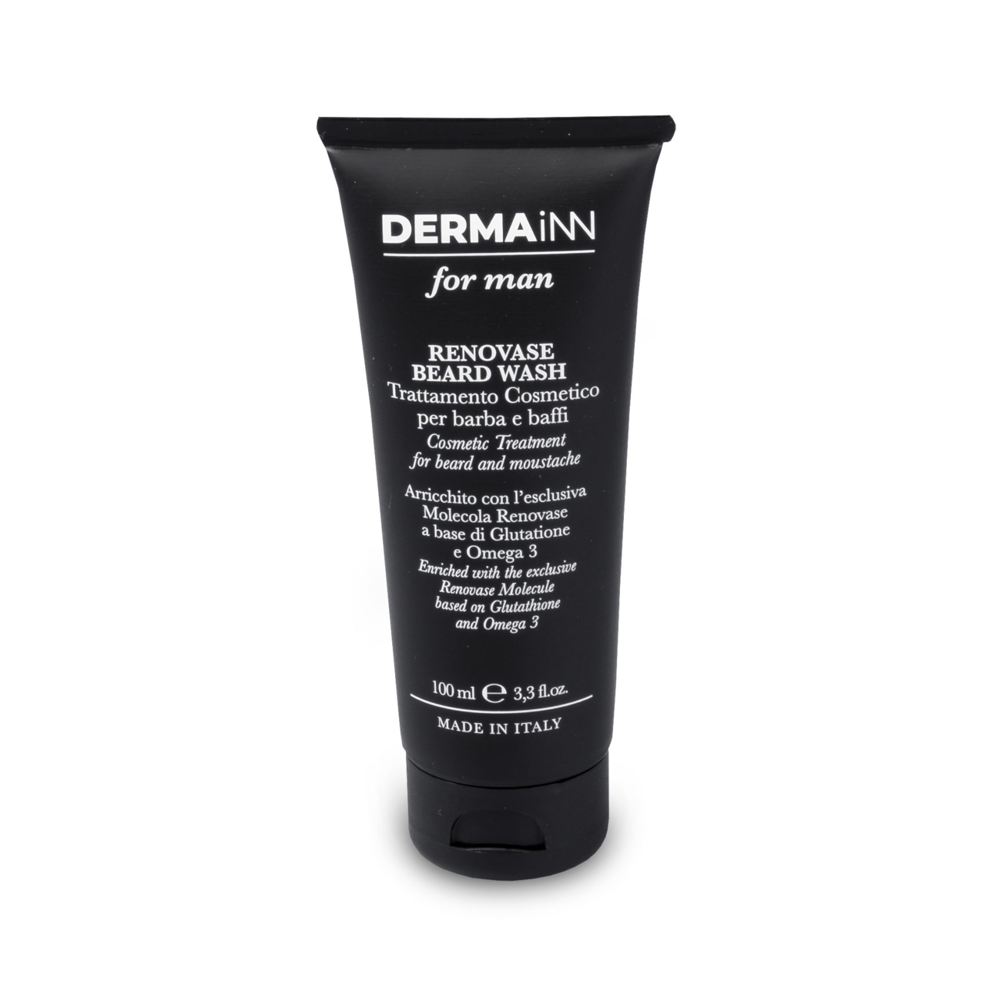 Gel de curatare pentru barba si mustata Renovase, 100 ml, DERMAiNN