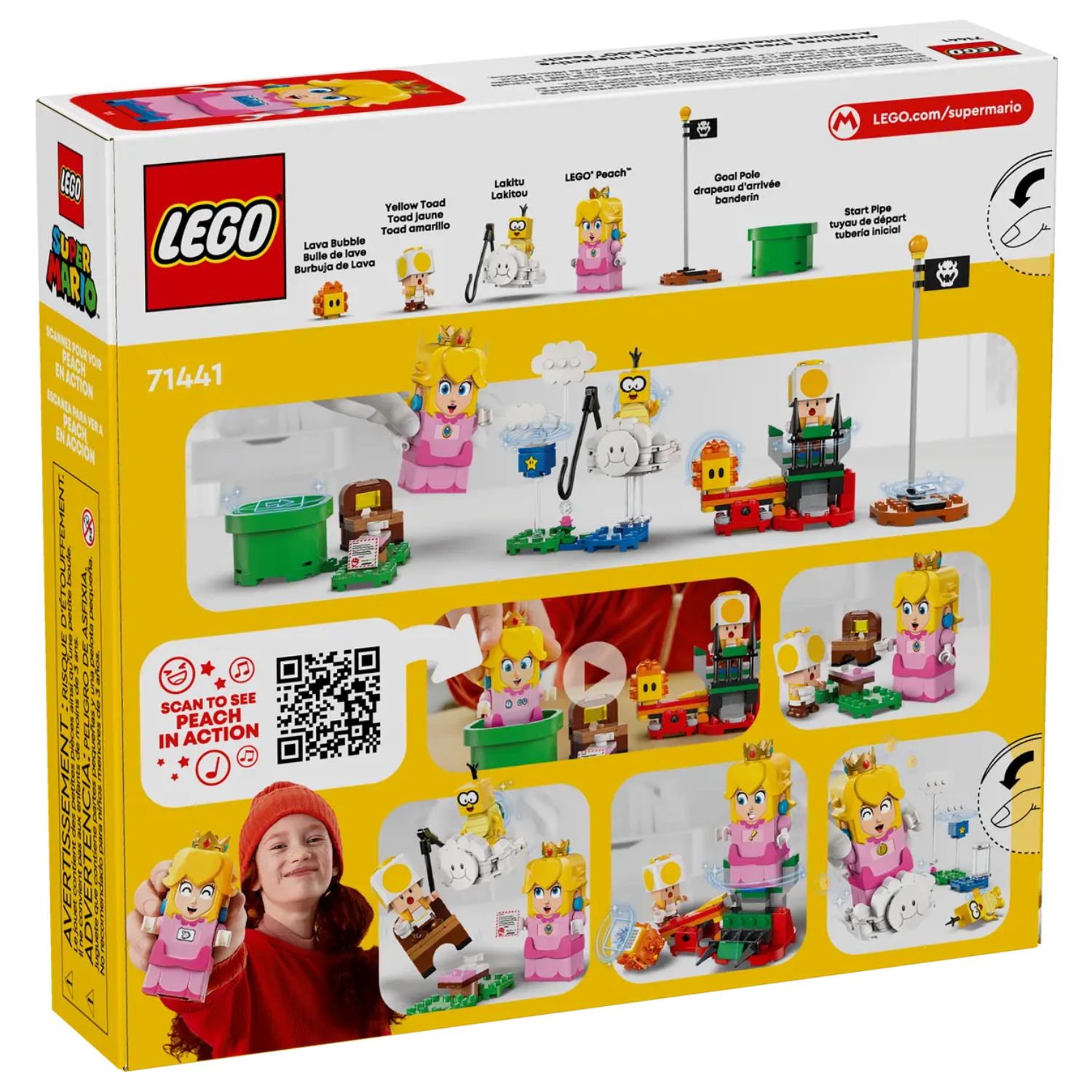 Aventuri cu Peach interactiva, 6+ ani, 71441, Lego Super Mario