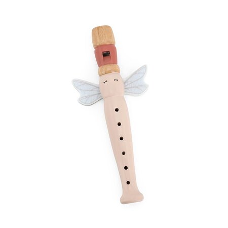 Jucarie din lemn Flaut, +18 luni, Pink, Label Label 656432