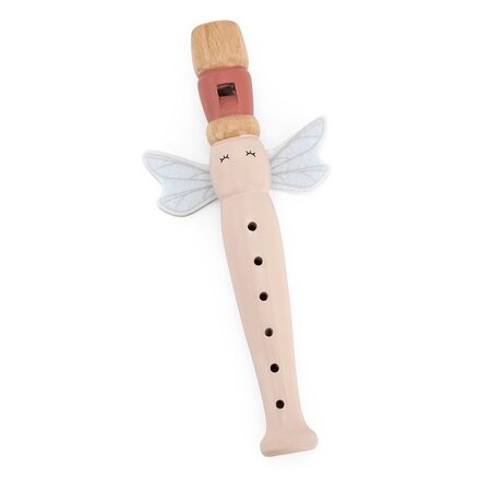 Jucarie din lemn Flaut, +12 luni, Pink, Label Label