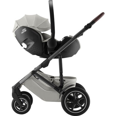 Scoica auto Baby Safe Pro reclinabila, 40 - 85 cm, Lux Linen Grey, Britax 656446