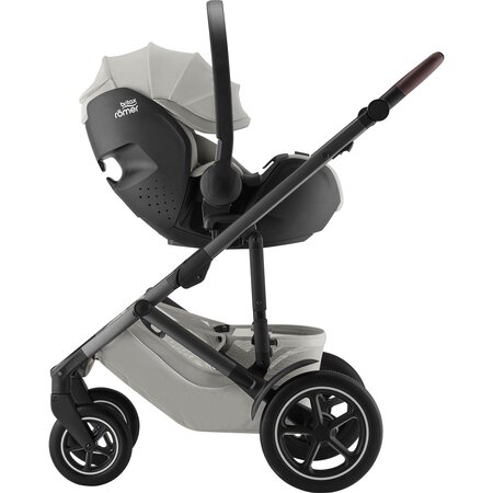 Scoica auto Baby Safe Pro reclinabila, 40 - 85 cm, Lux Linen Grey, Britax 656445
