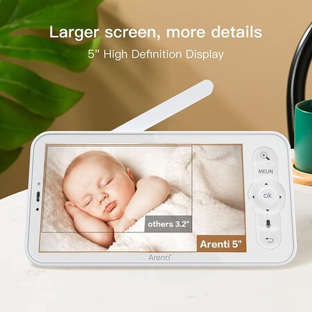 Camera de supraveghere Smart Wi-Fi cu monitor LCD 2K UHD Alnany, Arenti 656523