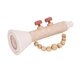 Jucarie din lemn Trompeta, +18 luni, Pink, Label Label 656632