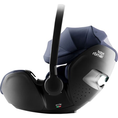 Scoica auto Baby Safe Pro cu Baza Isofix Vario 5Z inclusa, 40 - 85 cm, Night Blue, Britax 670514