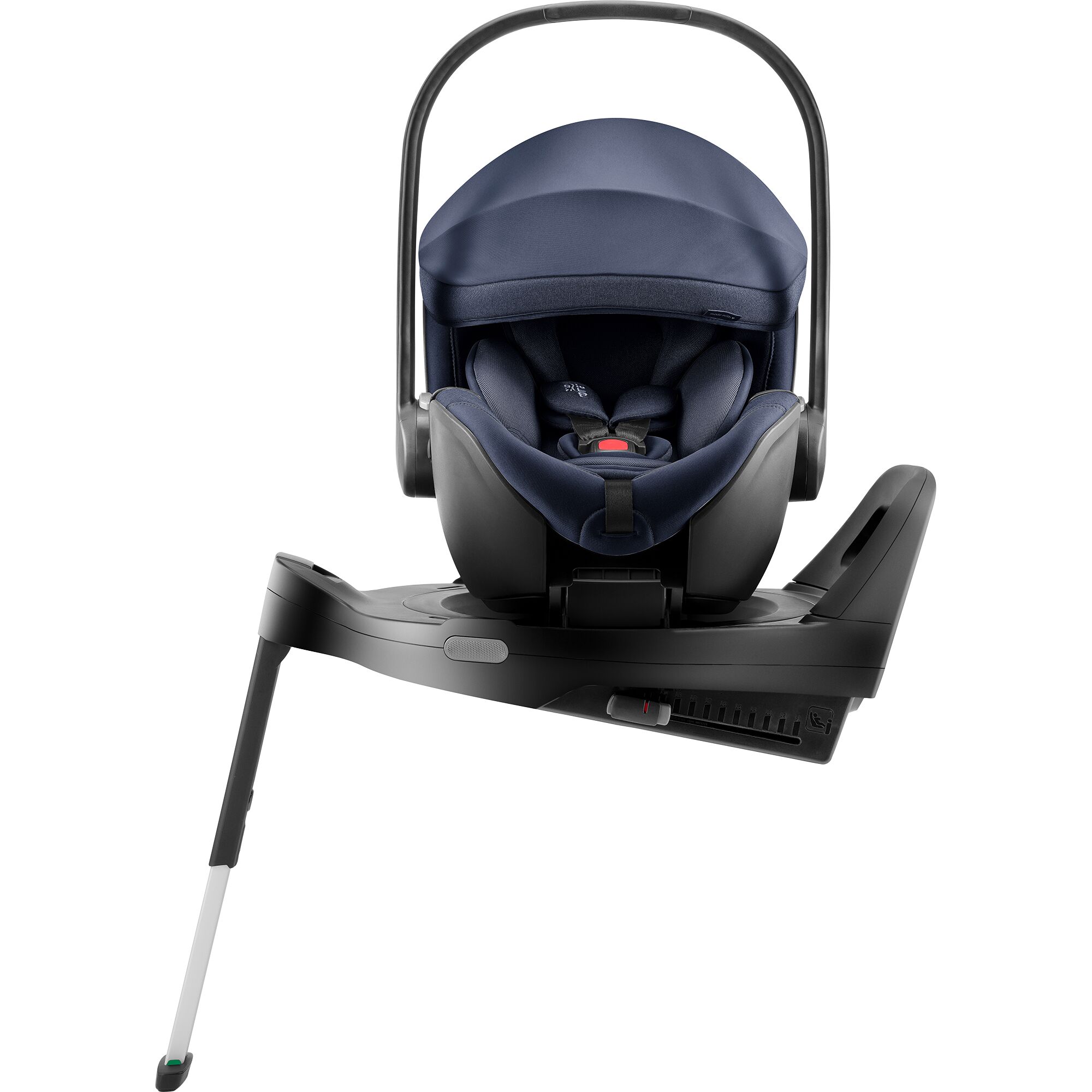 Scoica auto Baby Safe Pro cu Baza Isofix Vario 5Z inclusa, 40 - 85 cm, Night Blue, Britax