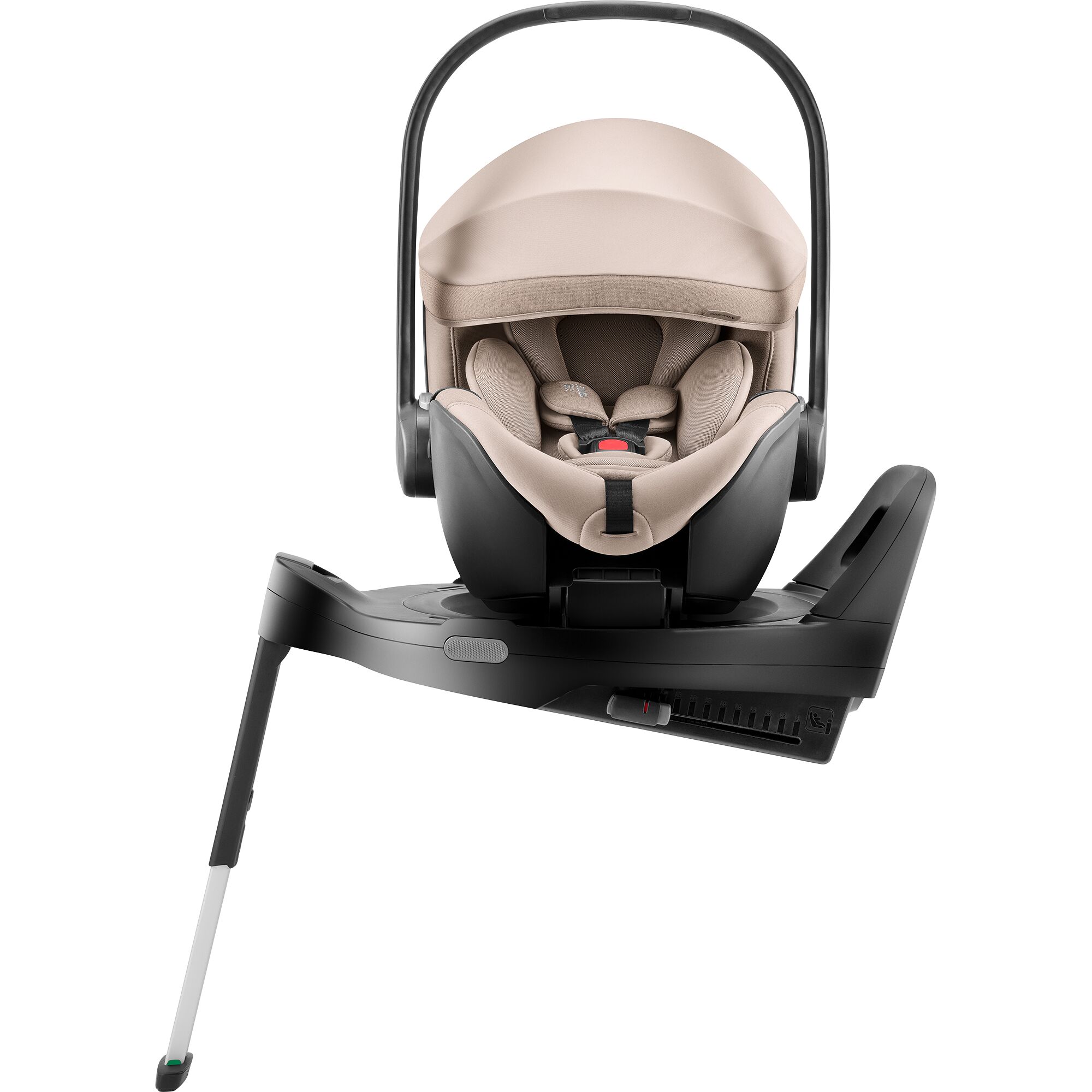 Scoica auto Baby Safe Pro cu Baza Isofix Vario 5Z inclusa, 40 - 85 cm, Style Teak, Britax