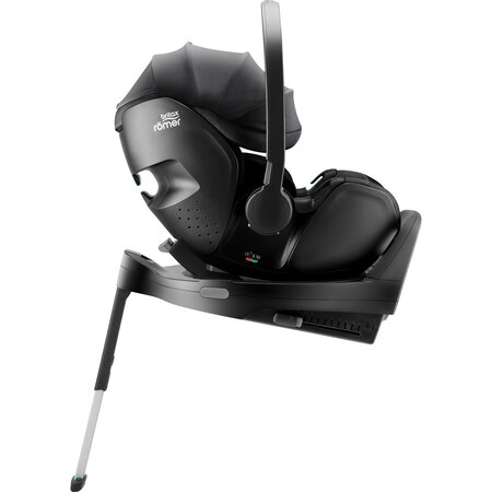 Scoica auto Baby Safe Pro cu Baza Isofix Vario 5Z inclusa, 40 - 85 cm, Carbon Black, Britax 670524