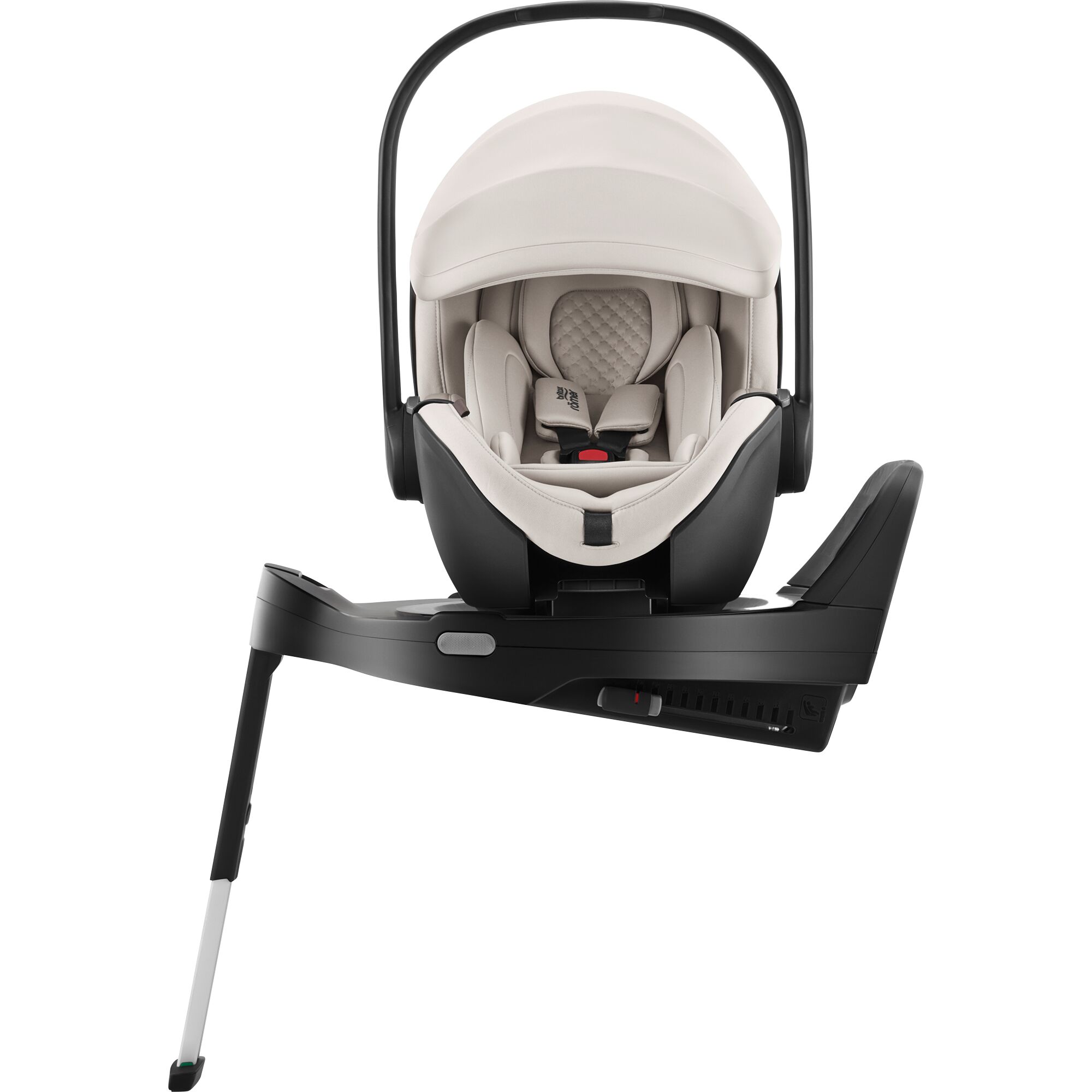 Scoica auto Baby Safe Pro cu Baza Isofix Vario 5Z inclusa, 40 - 85 cm, Lux Soft Taupe, Britax