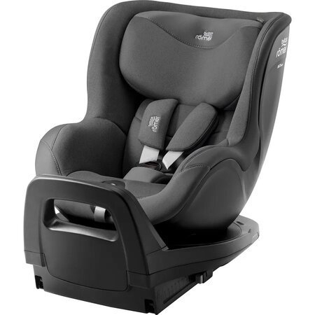 Scaun auto rotativ pentru copii cu baza inclusa Dualfix Pro i-Size, 40-105 cm, Style Mineral Grey, Britax 656743