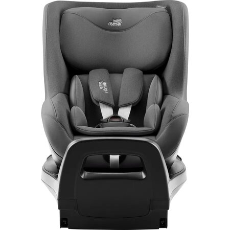 Scaun auto rotativ pentru copii cu baza inclusa Dualfix Pro i-Size, 40-105 cm, Style Mineral Grey, Britax 656745