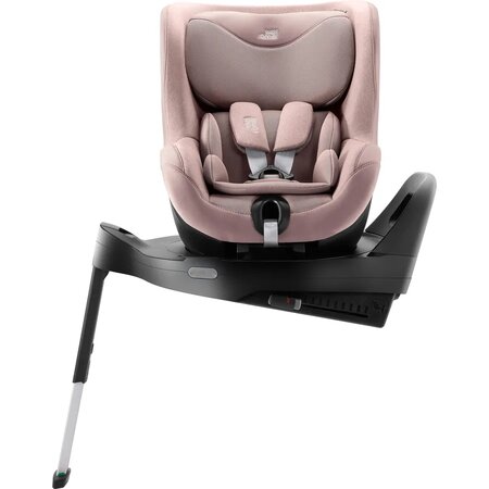 Scaun auto rotativ pentru copii cu baza inclusa Dualfix Pro i-Size, 40-105 cm, Style Dusty Rose, Britax 656758