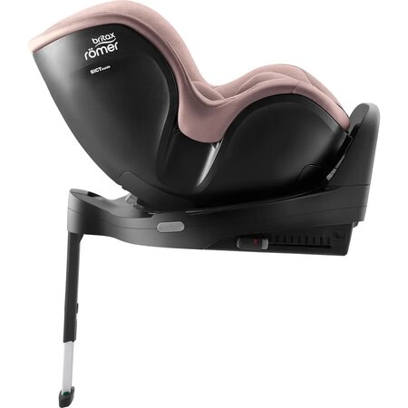 Scaun auto rotativ pentru copii cu baza inclusa Dualfix Pro i-Size, 40-105 cm, Style Dusty Rose, Britax 656755