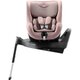 Scaun auto rotativ pentru copii cu baza inclusa Dualfix Pro i-Size, 40-105 cm, Style Dusty Rose, Britax 656758