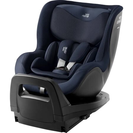 Scaun auto rotativ pentru copii cu baza inclusa Dualfix Pro i-Size, 40-105 cm, Style Night Blue, Britax 656774