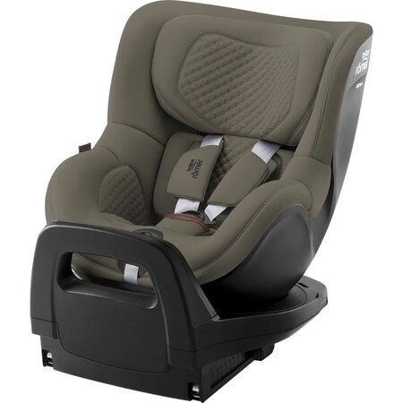 Scaun auto rotativ pentru copii cu baza inclusa Dualfix Pro i-Size, 40-105 cm, Lux Urban Olive, Britax 656785
