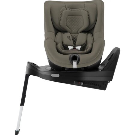 Scaun auto rotativ pentru copii cu baza inclusa Dualfix Pro i-Size, 40-105 cm, Lux Urban Olive, Britax 656789