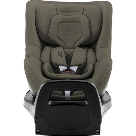 Scaun auto rotativ pentru copii cu baza inclusa Dualfix Pro i-Size, 40-105 cm, Lux Urban Olive, Britax 656786