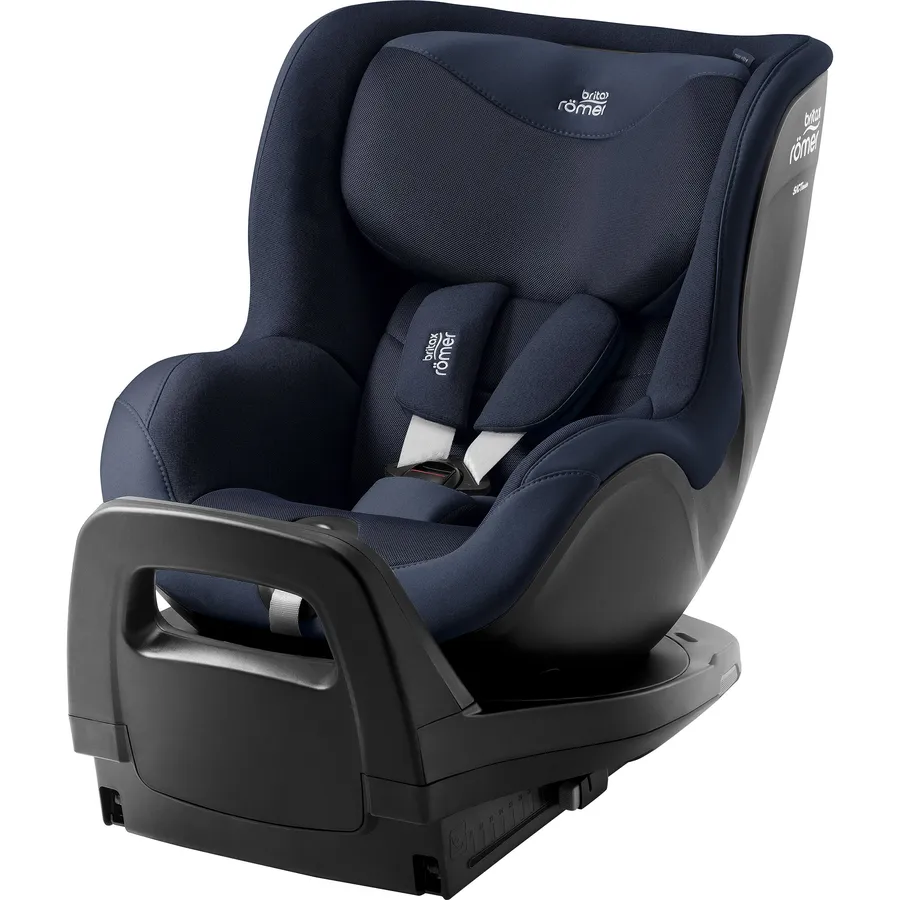 Scaun auto rotativ pentru copii cu baza inclusa Dualfix Pro M i-Size, 61-105 cm, Style Night Blue, Britax