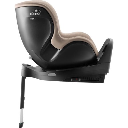 Scaun auto rotativ pentru copii cu baza inclusa Dualfix Pro M i-Size, 61-105 cm, Style Teak, Britax 656803