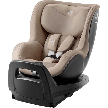 Scaun auto rotativ pentru copii cu baza inclusa Dualfix Pro M i-Size, 61-105 cm, Style Teak, Britax 656800