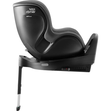 Scaun auto rotativ pentru copii cu baza inclusa Dualfix Pro M i-Size, 61-105 cm, Style Mineral Grey, Britax 656813