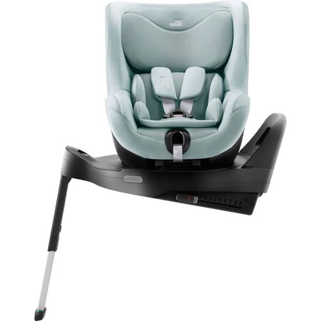 Scaun auto rotativ pentru copii cu baza inclusa Dualfix Pro M i-Size, 61-105 cm, Style Harbour Blue, Britax 656817