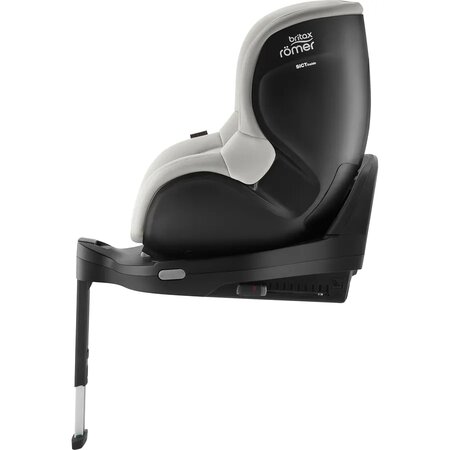 Scaun auto rotativ pentru copii cu baza inclusa Dualfix Pro M i-Size, 61-105 cm, Lux Linen Grey, Britax 656856