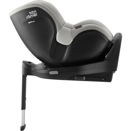 Scaun auto rotativ pentru copii cu baza inclusa Dualfix Pro M i-Size, 61-105 cm, Lux Linen Grey, Britax 656854
