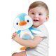 Jucarie Pinguin cu sunete si lumini, 0 luni+, Albastru, Winfun 656923