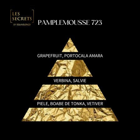 Apa de parfum unisex Les Secrets, Pamplemousse 723, 50 ml, Equivalenza 657012