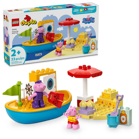 Excursia cu barca a Purcelusei Peppa, 2+ ani, 10432, Lego Duplo 657136