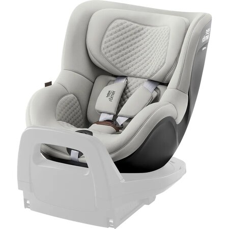 Scaun auto rotativ pentru copii Dualfix 5Z, 61-105 cm, Lux Linen Grey, Britax 657272