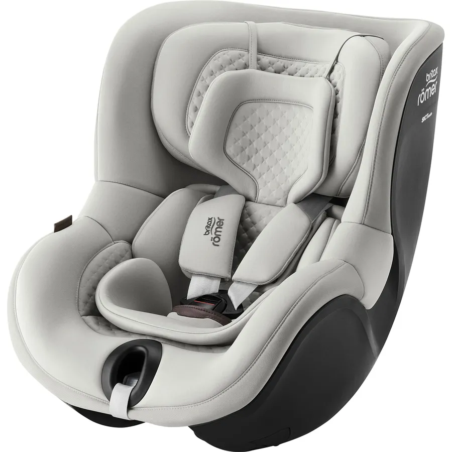 Scaun auto rotativ pentru copii Dualfix 5Z, 61-105 cm, Lux Linen Grey, Britax