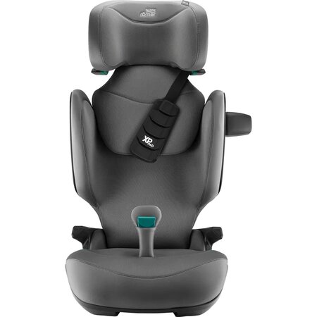 Scaun auto pentru copii Kidfix Pro I-size, 100-150 cm, Style Mineral Grey, Britax 657481
