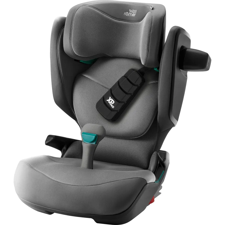 Scaun auto pentru copii Kidfix Pro I-size, 100-150 cm, Style Mineral Grey, Britax