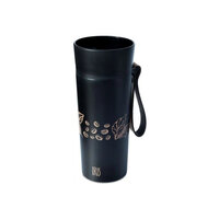 Cana pentru cafea, Negru, 360 ml, Iris