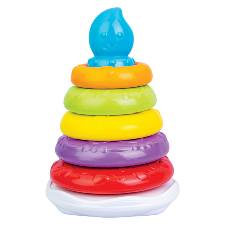 Turn cu cercuri colorate in forma de tort, 6 luni+, Winfun 657361