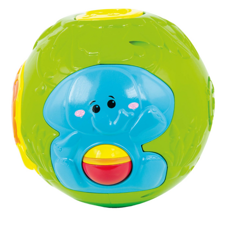 Mingiuta cu activitati Animalele Junglei, 6 luni+, Winfun 657394