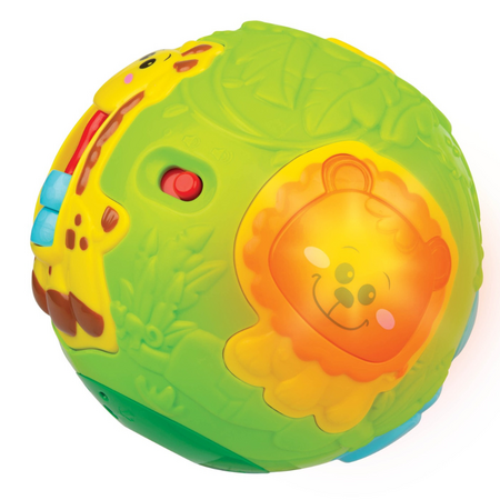 Mingiuta cu activitati Animalele Junglei, 6 luni+, Winfun 657393